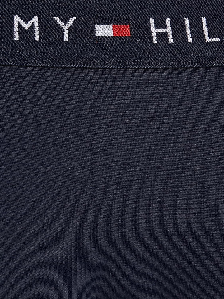 Tommy Hilfiger Damen Bikinihose Seitliche Schnürung Side Tie Cheeky Bikini Sport M Blau (Desert Sky)