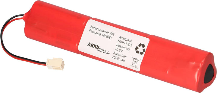 Ersatzakku kompatibel Velux Solarfenster Dachfenster & Rollladen 10,8V 2000mAh Low self Discharge Ni