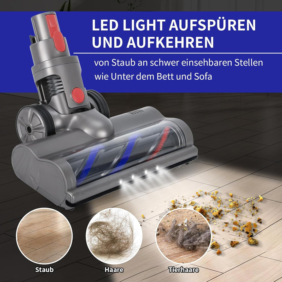 Bürste kompatibel mit Dyson V7 V8 V10 V11 V15 Staubsauger Ersatzteile für Dyson Bodenbürste mit Dire
