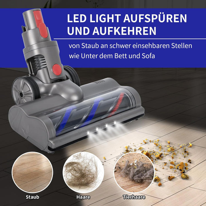 Bürste kompatibel mit Dyson V7 V8 V10 V11 V15 Staubsauger Ersatzteile für Dyson Bodenbürste mit Dire