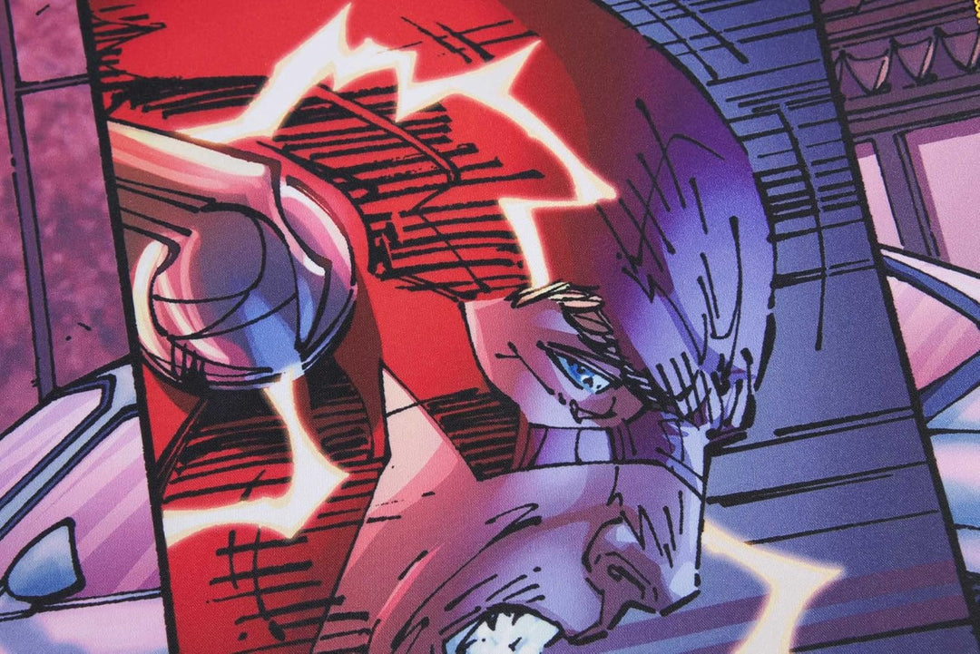 Subsonic DC Comics Flash Mauspad, rutschfest, XXL, 90 mm x 40 mm, offizielles Lizenzprodukt