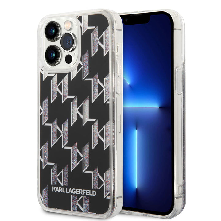 KARL LAGERFELD KLHCP14XLMNMK Hülle für iPhone 14 Pro Max 6,7" hardcase schwarz/B