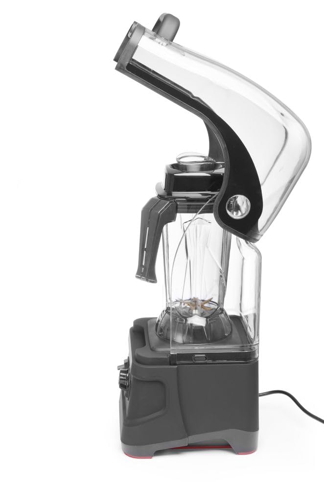 HENDI Standmixer BPA-frei, Manuell, mit schalldämmender Schutzhaube, Inkl. 2,5 Liter-Kanne, temperat