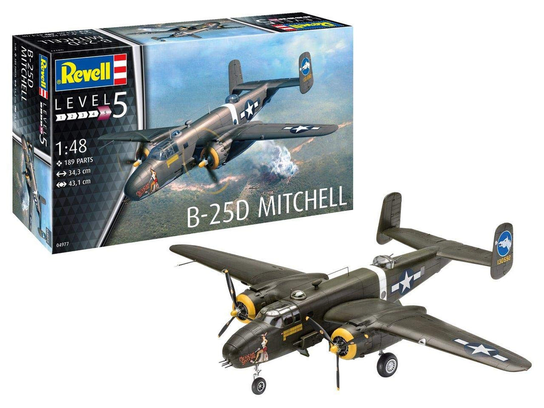 Revell 4977 B-25C/D Mitchell Zubehör, Unlackiert