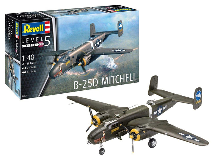 Revell 4977 B-25C/D Mitchell Zubehör, Unlackiert