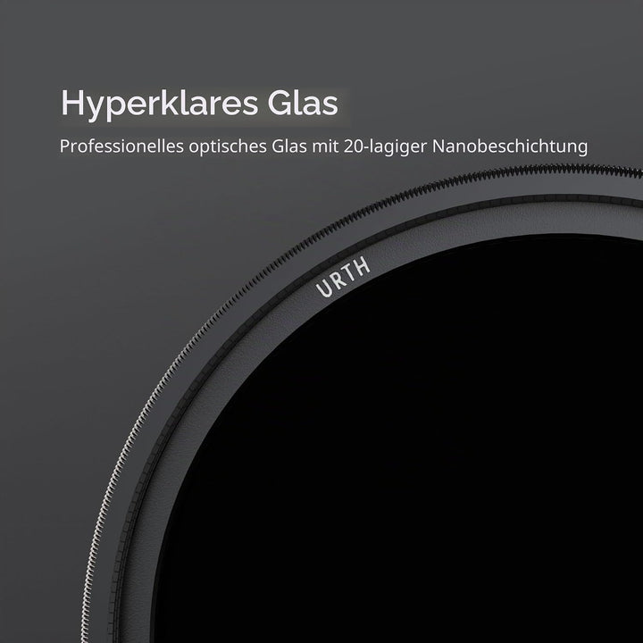 Urth 67 mm Variabler Graufilter ND8-128 (3-7 Stop) ND Filter (Plus+) 67mm, 67mm