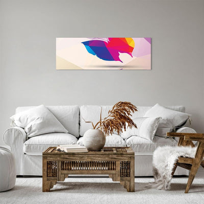 Panorama Bilder auf Leinwand Schmetterling Illustration Grafik Leinwandbild 90x30cm Wandbilder Dekor