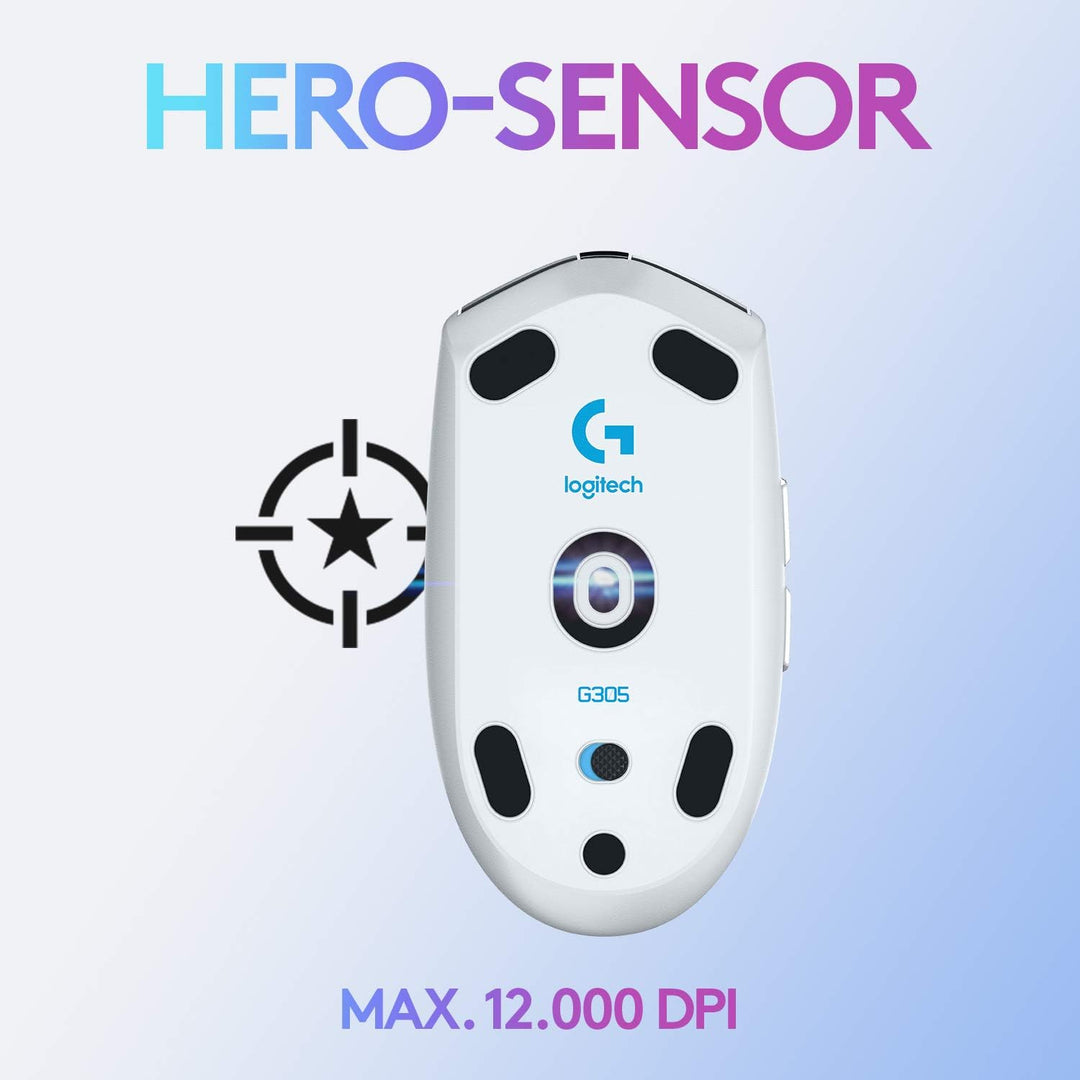 Logitech G305 LIGHTSPEED kabellose Gaming-Maus + Logitech G733 LIGHTSPEED Kabelloses Gaming Headset