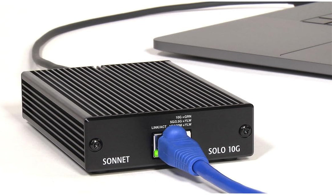 SoNNeT Solo 10 G Thunderbolt 3 Auf Ethernet Adapter 10 Gbase,Schwarz