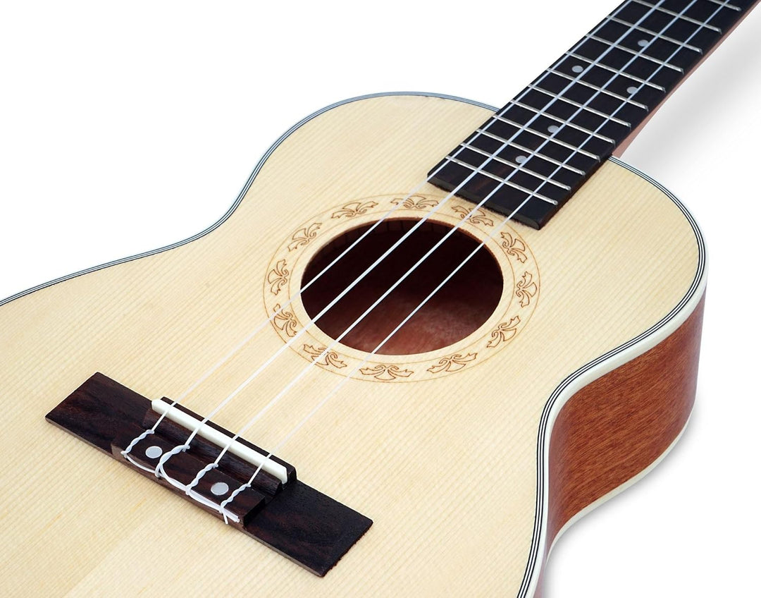 Classic Cantabile UT-260 S Tenorukulele (Fichtendecke massiv, edle Verarbeitung, leichtgängige Gitar