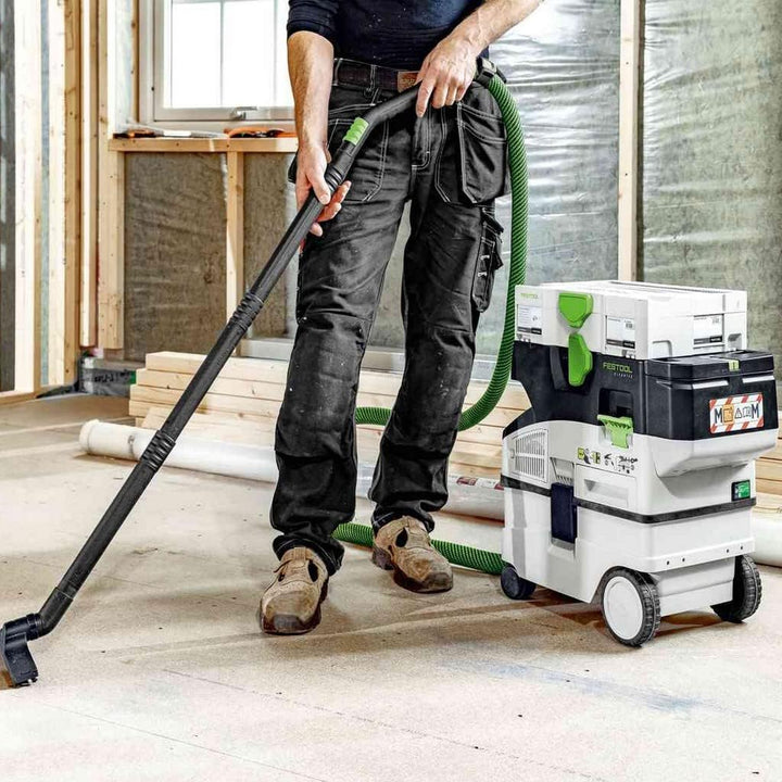 Festool Akku-Absaugmobil CTLC MINI I-Basic CLEANTEC (mit Hauptfilter, SELFCLEAN Filtersack, Saugschl