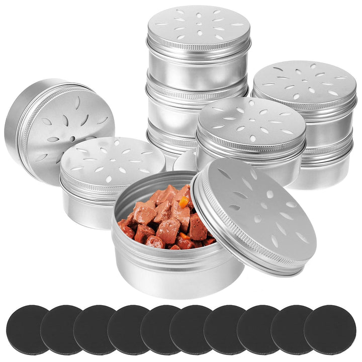 Kisangel Hundeduft Trainingsboxen Mit Magnetpunkten – 10X Geruchsdosen Aus Aluminium 2.7 Zoll Für Na