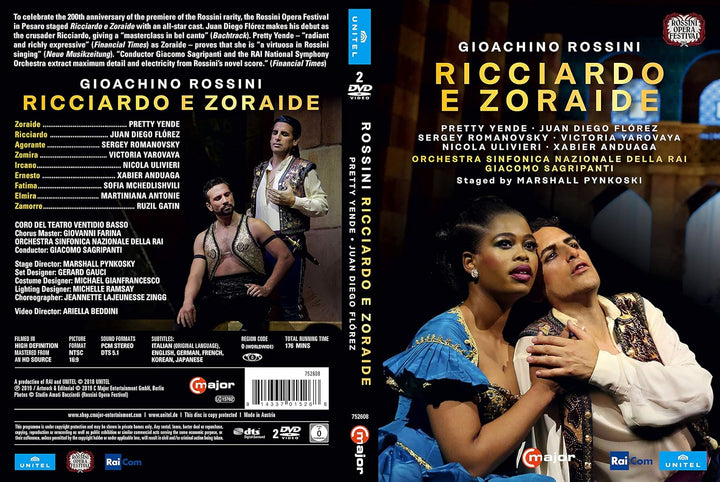 Rossini: Ricciardo e Zoraide [Pesaro Festival, 2018] [2 DVDs], DVD