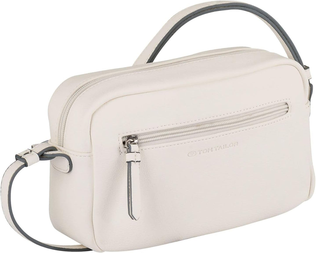 TOM TAILOR bags Rosabel Damen Umhängetasche Crossbody Weiss 20,5x8x13,5, Weiss 20,5x8x13,5