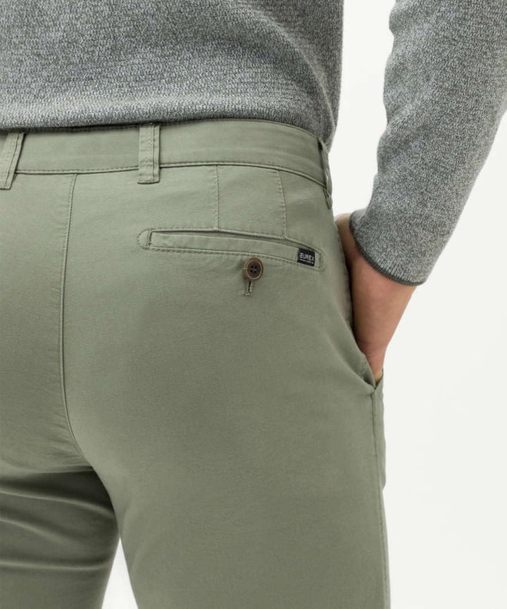 Eurex by Brax Herren Jim Cotton Daily Friend Hose, 42W / 32L Grün