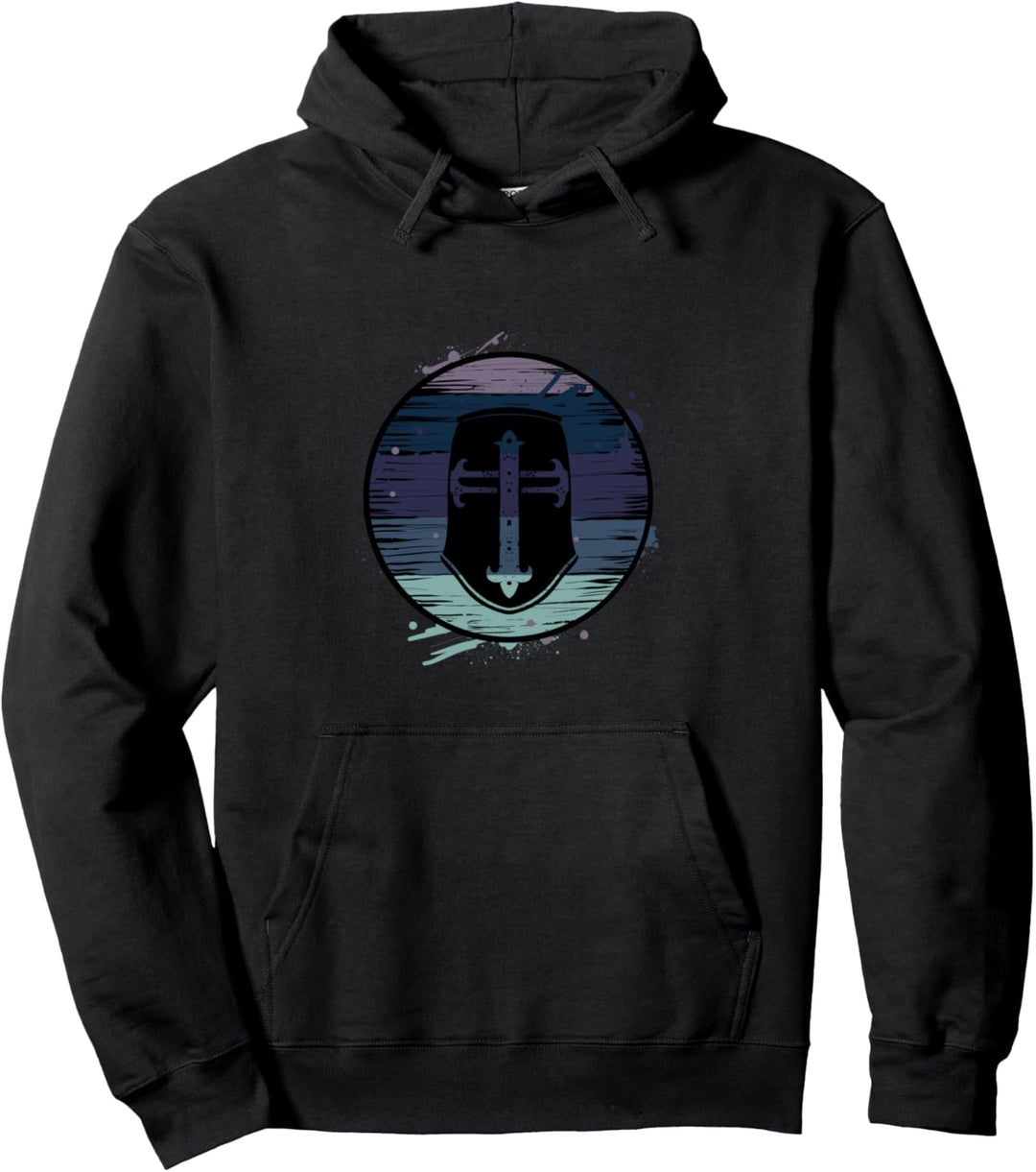 Ritter Templer Helm Kreuzritter Geschenk Pullover Hoodie