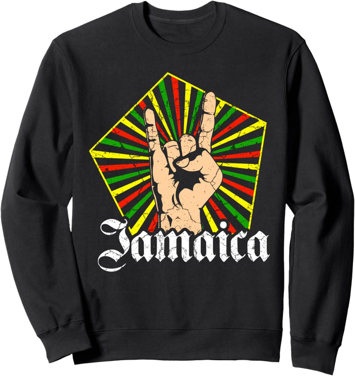 Jamaika Karibik Urlaub Reggae Retro Jamaica Sweatshirt