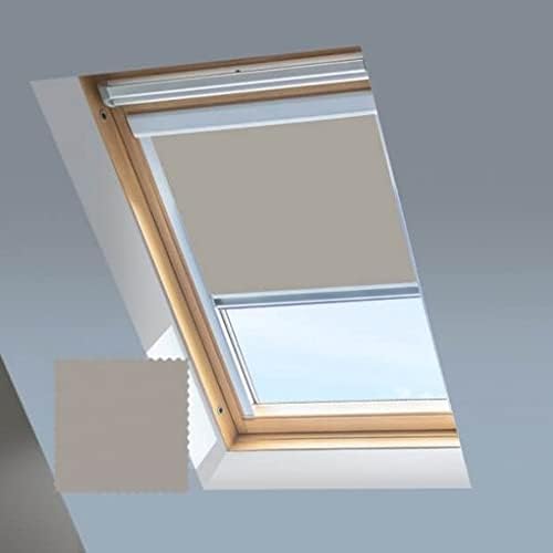 Classic Roof Blinds für VELUX Dachfenster Verdunkelungsrollo Fenstercode M04, 304 & 1 Hellgrau