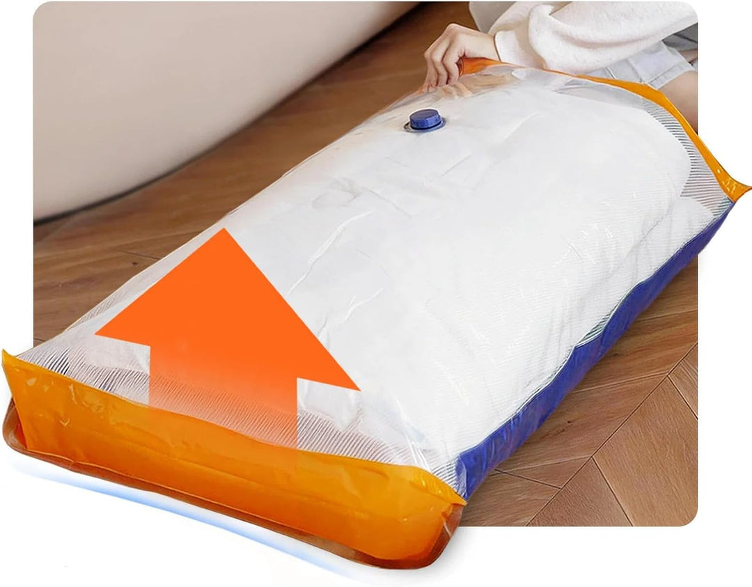 Vakuumbeutel für Kleidung Reise, 12 Stück Vakuumbeutel mit Pumpe (4x 40x40cm, 4x 40x50cm, 4x 40x60cm