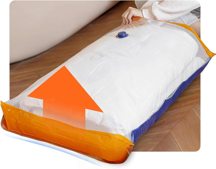 Vakuumbeutel für Kleidung Reise, 12 Stück Vakuumbeutel mit Pumpe (4x 40x40cm, 4x 40x50cm, 4x 40x60cm