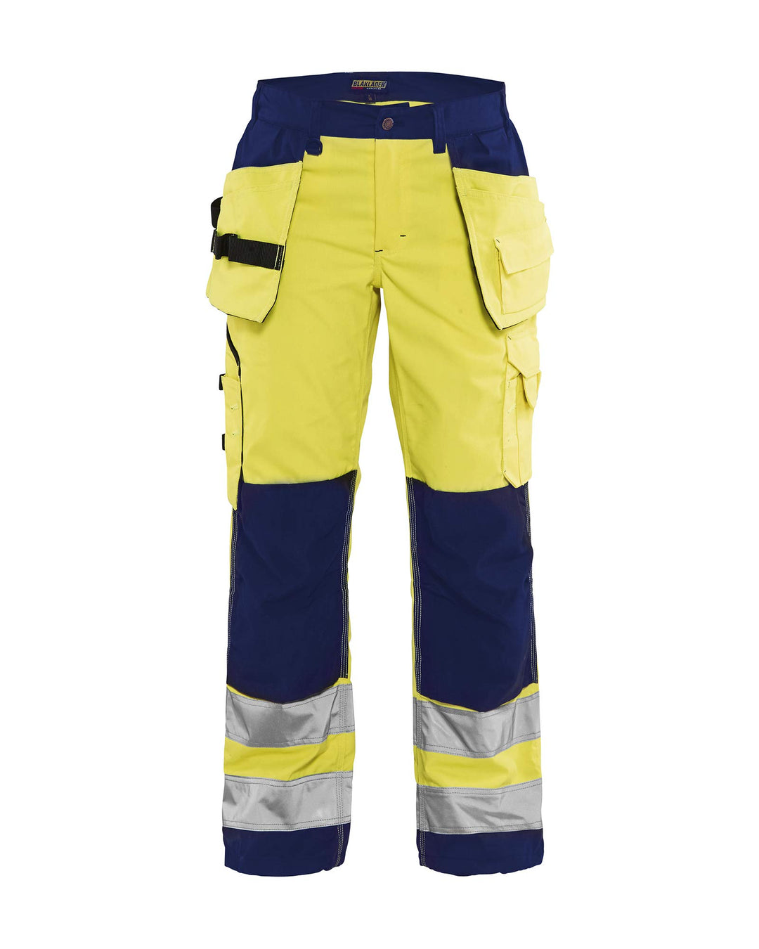 Blakläder Damen-Bundhose "High-Vis" mit Werkzeugtaschen High Vis Gelb/Maroon Blau D19, High Vis Gelb