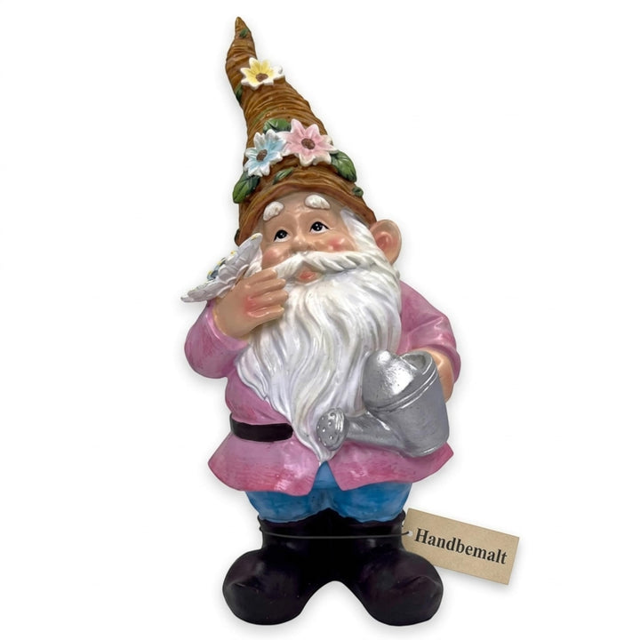 MIJOMA Gartenzwerg Gartengnom GNOME Dwarf Garten Dekoration Gartendeko Wichtel Zwerg für den Garten