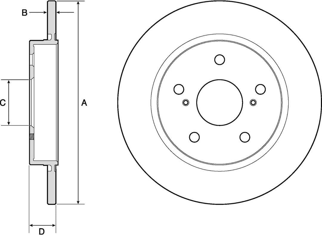Delphi Bremsscheiben Hinten Voll 2X Ø 270Mm | Bg4183C