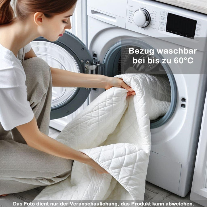 Crownmiller Microfaser Matratzenersatzbezug, Matratzenbezug 60x120 cm für Kindermatratzen von 8 bis