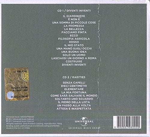 Diventi Inventi 1997-2017, Audio-CD