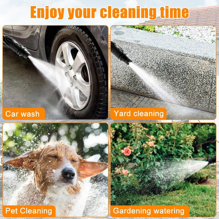 Akku Hochdruckreiniger für Dewalt akku,mit 6-in-1 Multi-Sprühdüse,18V Mobiler Hochdruckreiniger,45 B