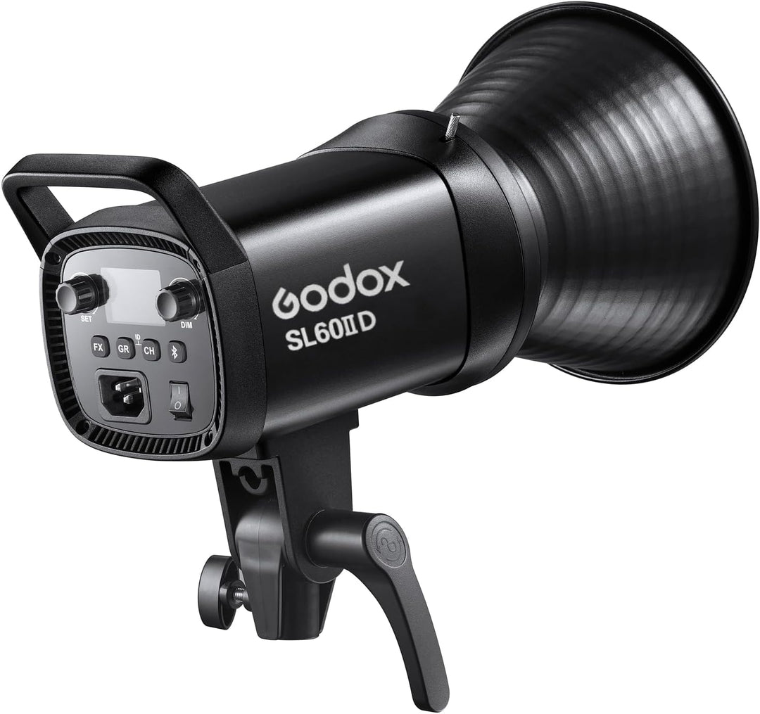 Godox SL60IID LED-Videoleuchte, 70 W 5600 K CRI 96 TLCI 97 LED-Studioleuchte mit Bowens-Halterung, 8