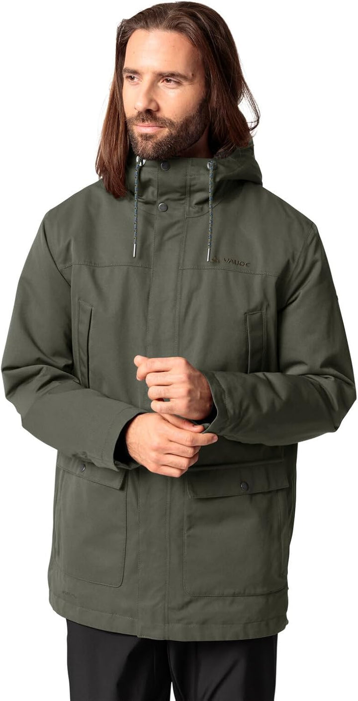 VAUDE Herren Men's Manukau Parka 3XL khaki uni, 3XL khaki uni