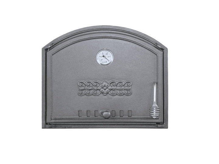 Sellon24® Ofentür aus Gusseisen Backofentür Steinofentür Pizzaofen 485x410