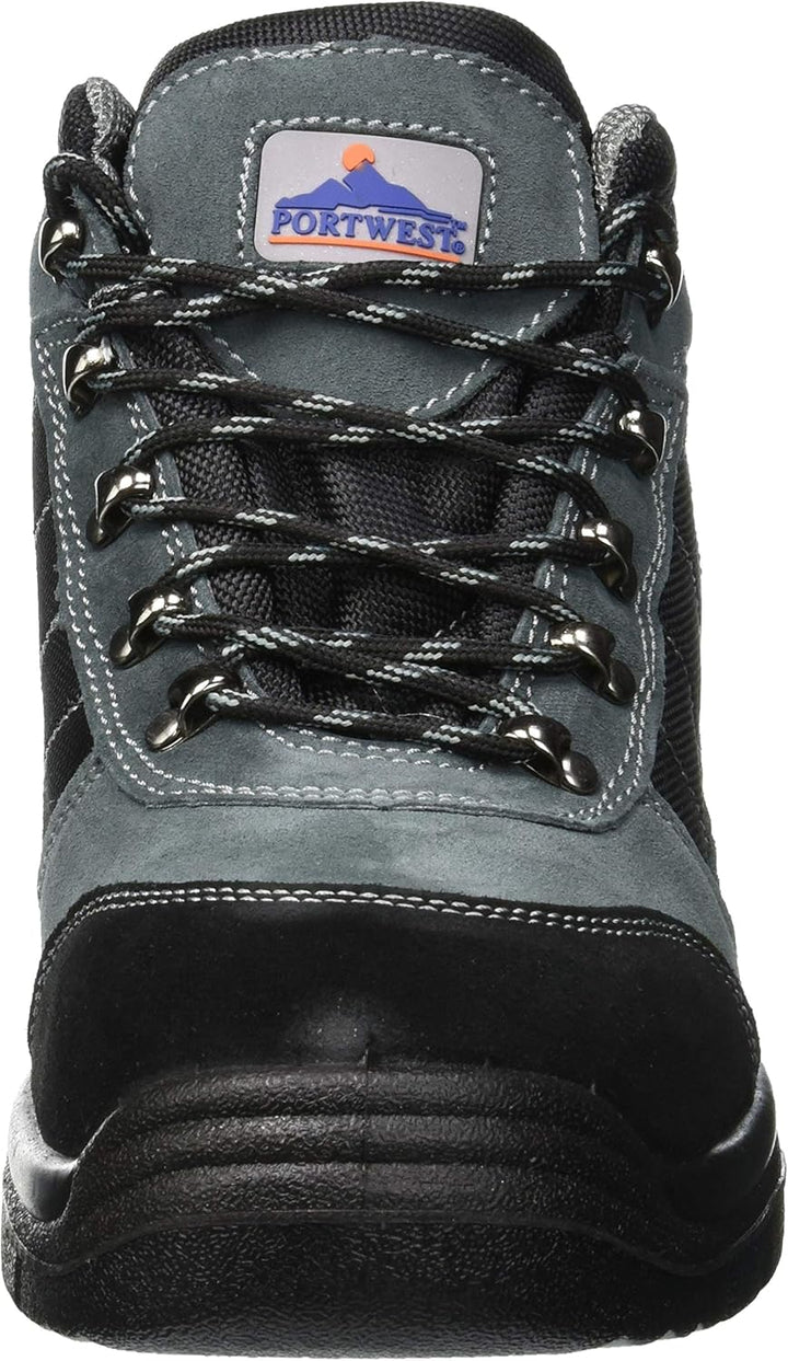 Portwest Steelite Trekker Sicherheitsstiefel S1P , Grösse: 45, Farbe: Schwarz, FW63BKR45 45 EU Schwa