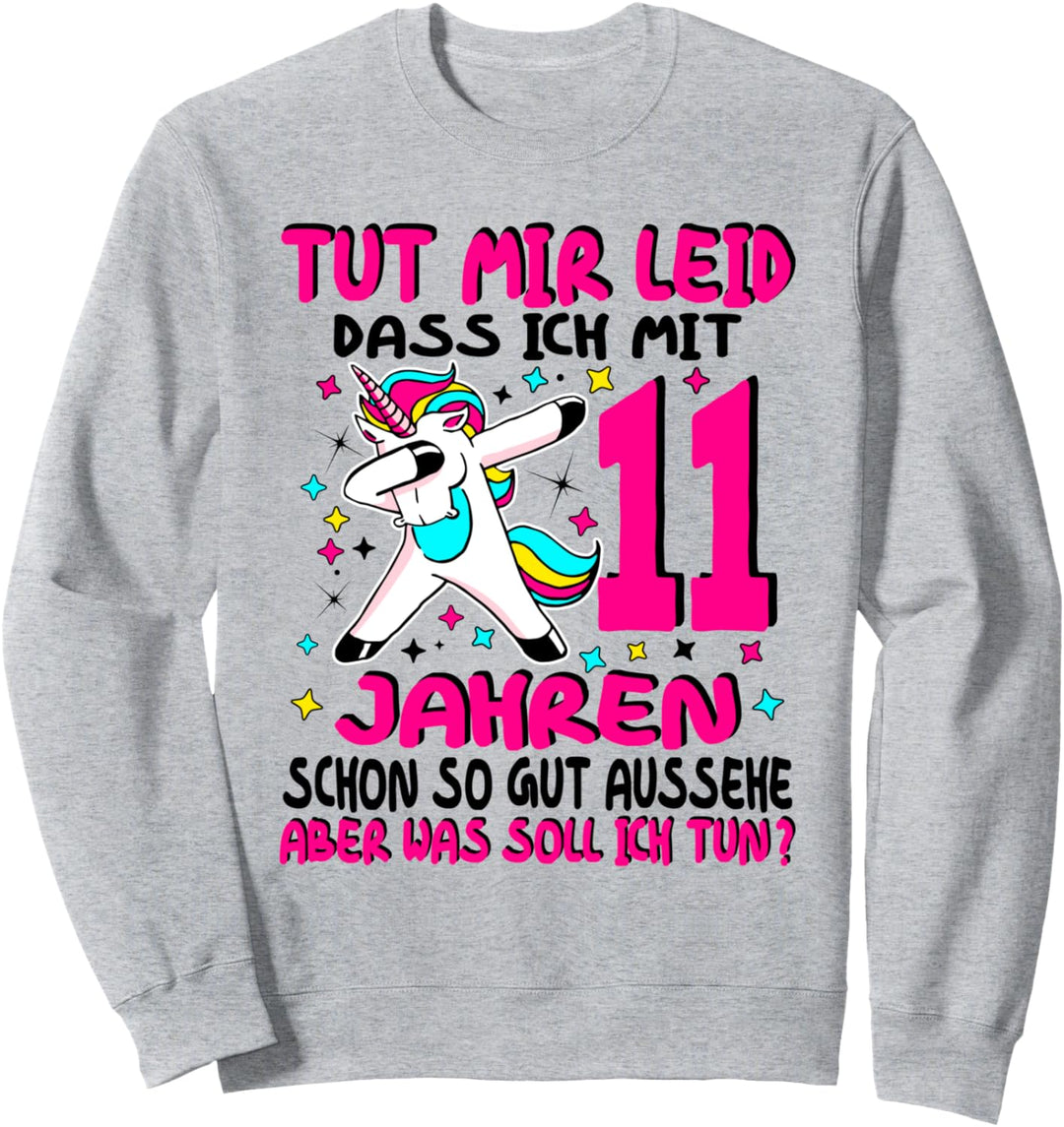 11 Geburtstag Mädchen 11 Jahre Sweatshirt