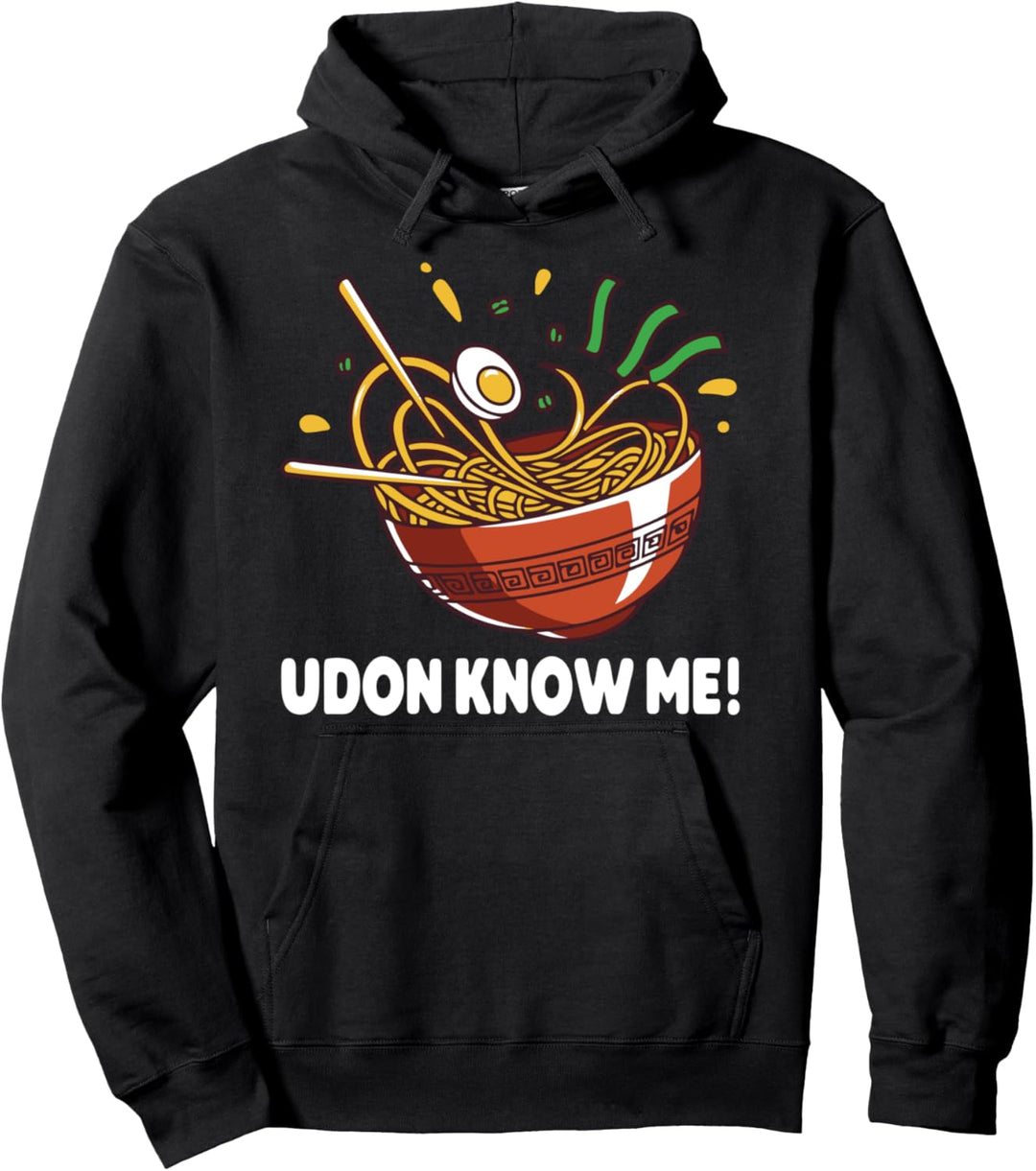 Udon kenn mich niedliche Ramen-Nudeln Pullover Hoodie