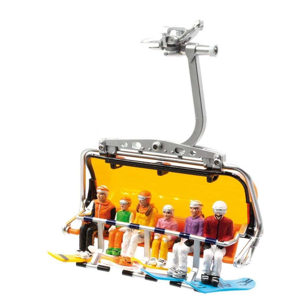 Jaegerndorfer JaegerndorferJC54500 6 Stück sitzende Figuren mit Kopf Snowboards, Massstab 1:32, Mehr