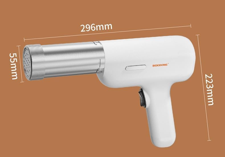 Zerodis Automatische Wiederaufladbare Hand-Nudelmaschine, Kleine Elektrische Nudelmaschine für die E