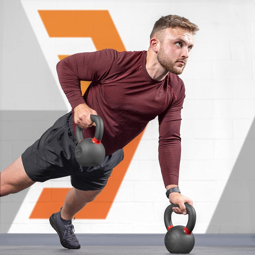 METIS Kettlebell Ständer 3 Stufen - Profi Kettlebell Set + Ständer für Aufbewahrung | Optionales Ket