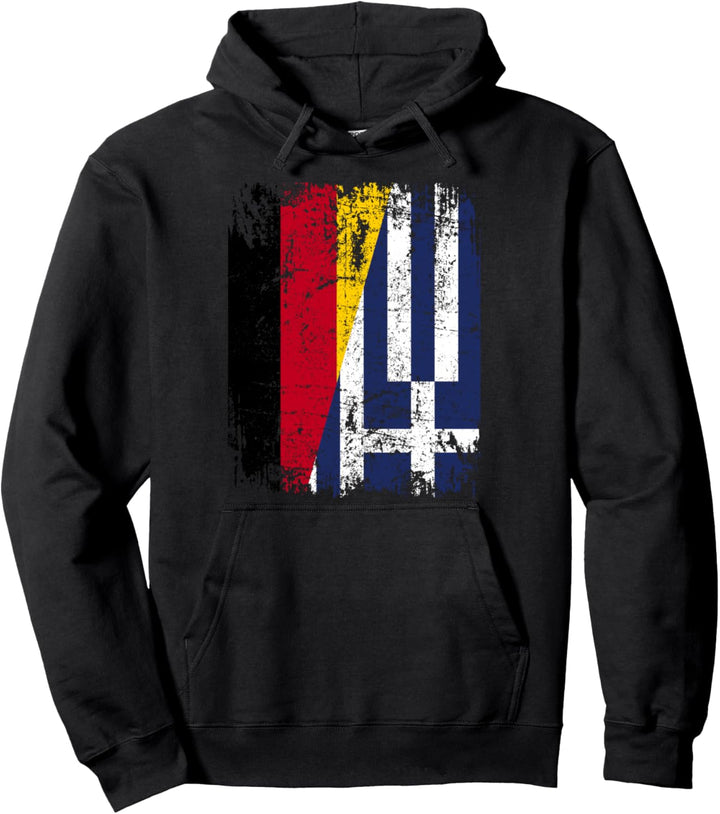 GRIECHENLAND DEUTSCHLAND Flagge | Damen Herren Kinder Pullover Hoodie