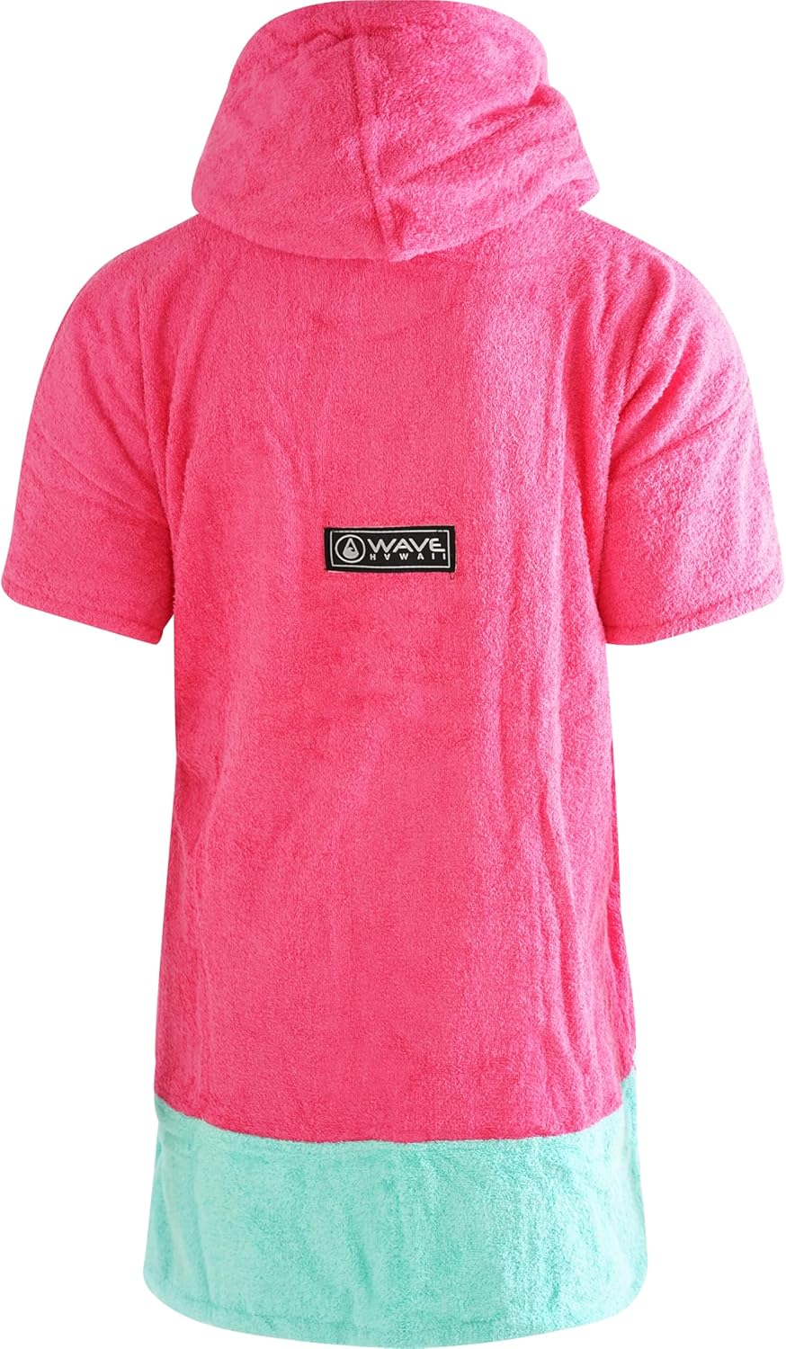 WAVE HAWAII Surfponcho für Körpergrössen von 90-120 cm Poncho ÖKO Baumwolle Umkleidehilfe für Schwim
