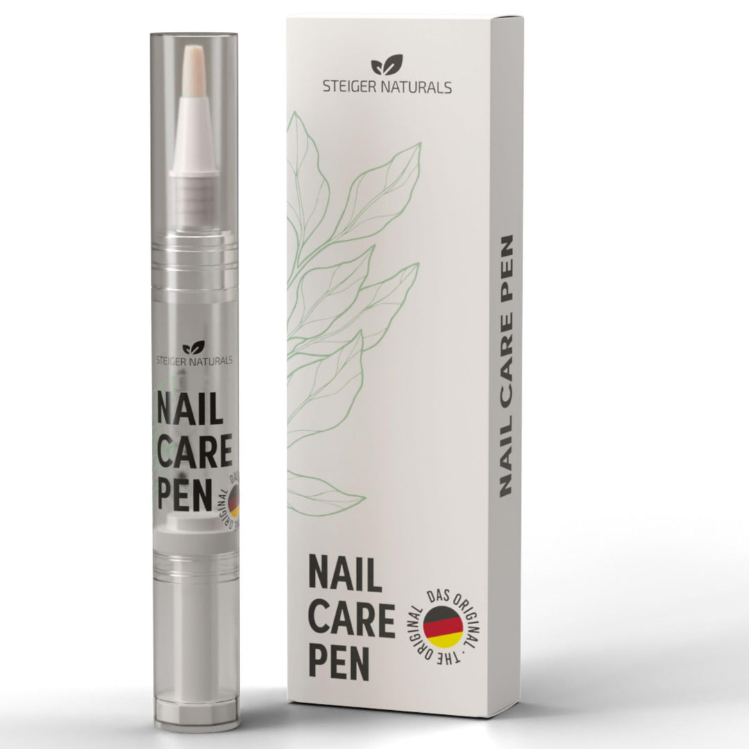 Steiger Naturals Nail Care Pen – Nagelpflegestift für Nägel mit Neem Öl, Jojoba und Teebaum - 100% N