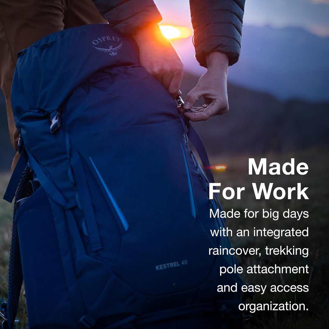 Osprey Europe Herren Kestrel 38 Backpack Bonsai Green S-M, Bonsai Green S-M