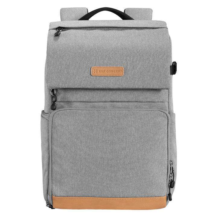 K&F CONCEPT 22L Kamerarucksack für Fotografen, grosse Kapazität, Kamerataschen mit Regenschutz, 15,6