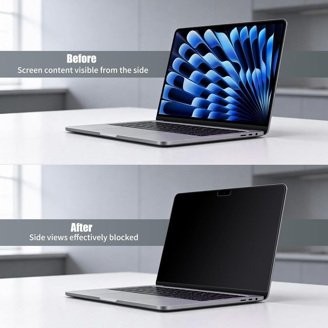 Magnetischer Blickschutzfilter für MacBook Air 13,6 Zoll M5/M4/M3/M2 (2026/2025/2024/2022), Abnehmba