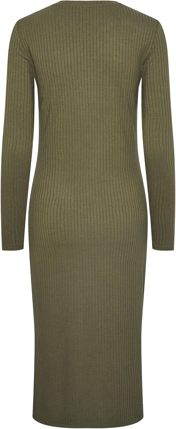 PIECES Female Midikleid PCKYLIE S Deep Lichen Green, S Deep Lichen Green