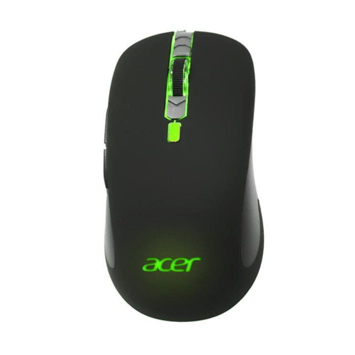 Acer, Gaming-Maus TWIST-GM1100, gummiertes ABS, 4 mehrfarbige LED-Effekte, 6 Tasten, 6400 DPI, 66 IP