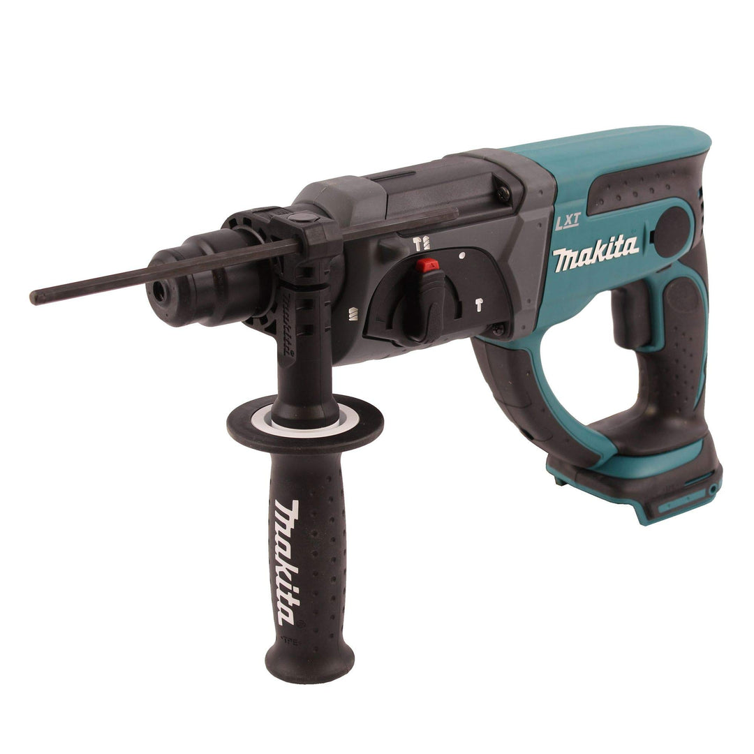 Makita Li- Ion Und Bohrhammer, Nur Gehäuse, DHR202Z Blau, Silber Einzelbett, Einzelbett