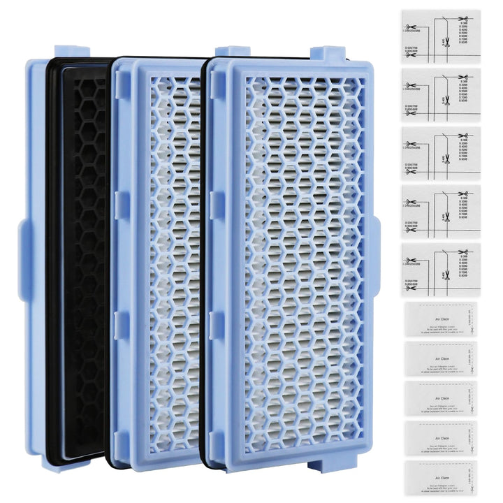 3 Sätze Hepa Filter Staubsauger für Miele Compact C1 & C2, Complete C2 & C3, S8340, Hepa Filters für
