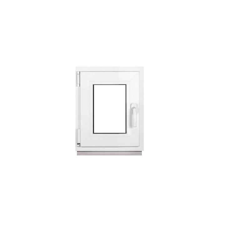 Kellerfenster Fenster Kunststofffenster Weiss Breite x Höhe 50 x 60 cm (500 x 600 mm) 2-fach (32 mm)